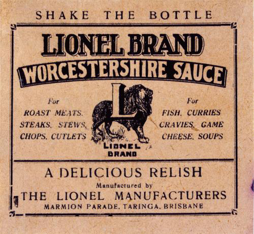 lionel_brand_worcestershire_sauce_label